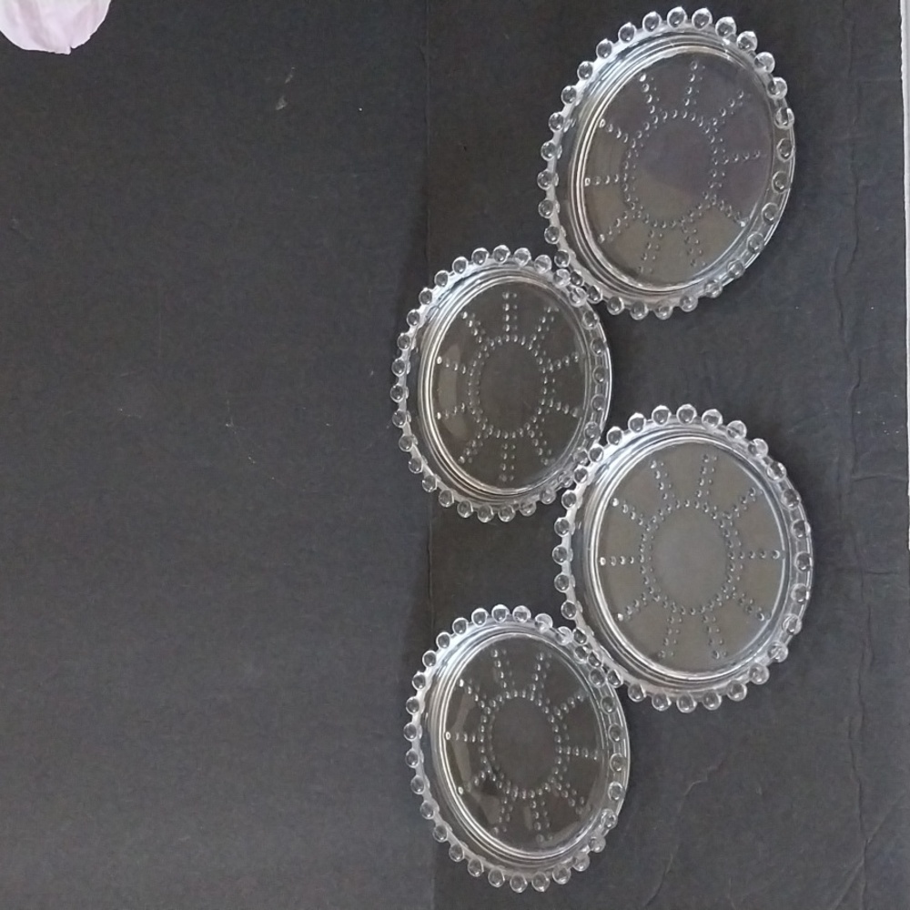 Imperial Ohio Candlewick 4 Piece Coaster Set - Picture 4 of 8